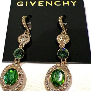NEW Authentic Givenchy Emerald
Green Drop Earrings